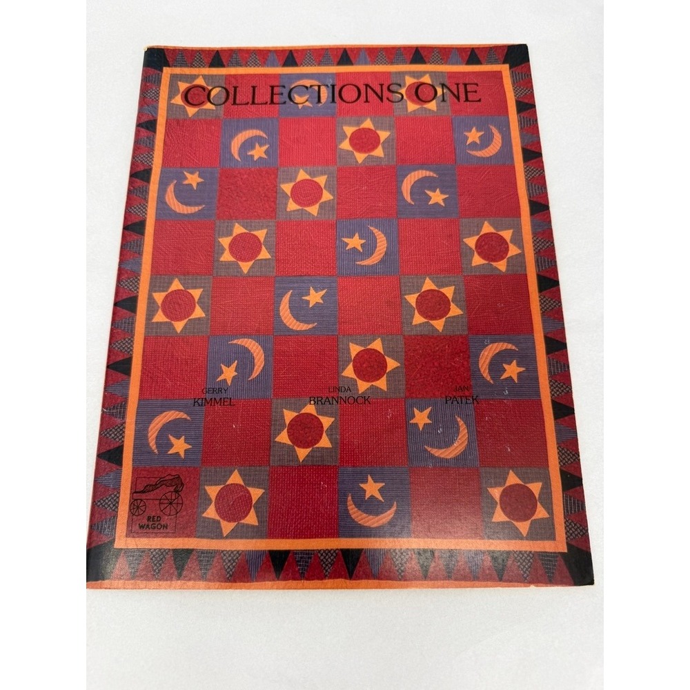 Red Wagon Collections One Quilt Pattern Book Folk Art Primitive Sewing GOOD copy